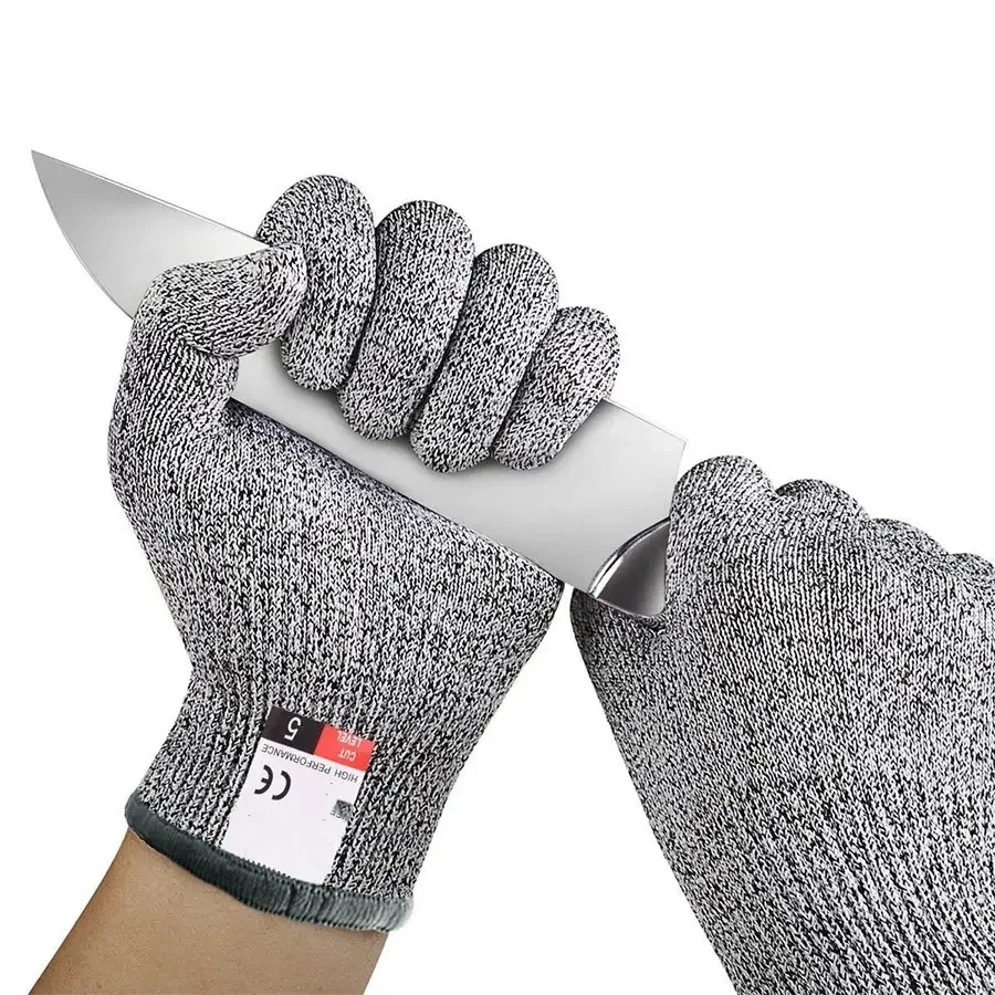 UT 2024 HPPE ANSI CUT A5 High Quality Safety Gloves Anti Cutting Level 5 Work Protective Gloves Kitchen