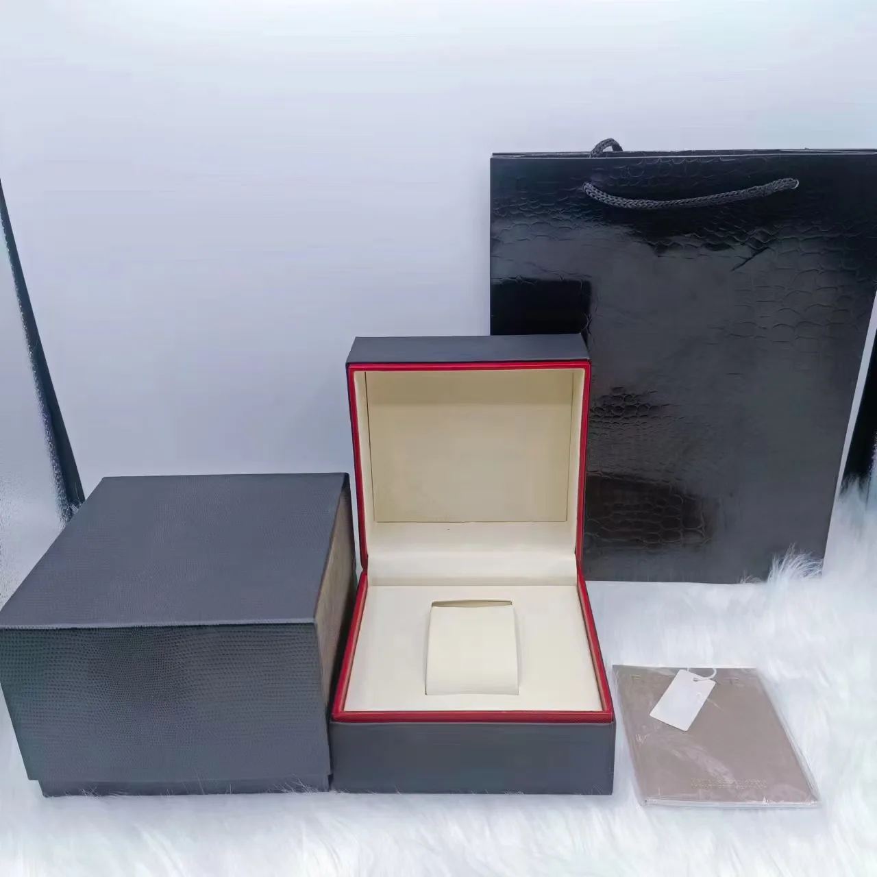 PU jewelry box New watch packaging watch storage box can be printed LOGO