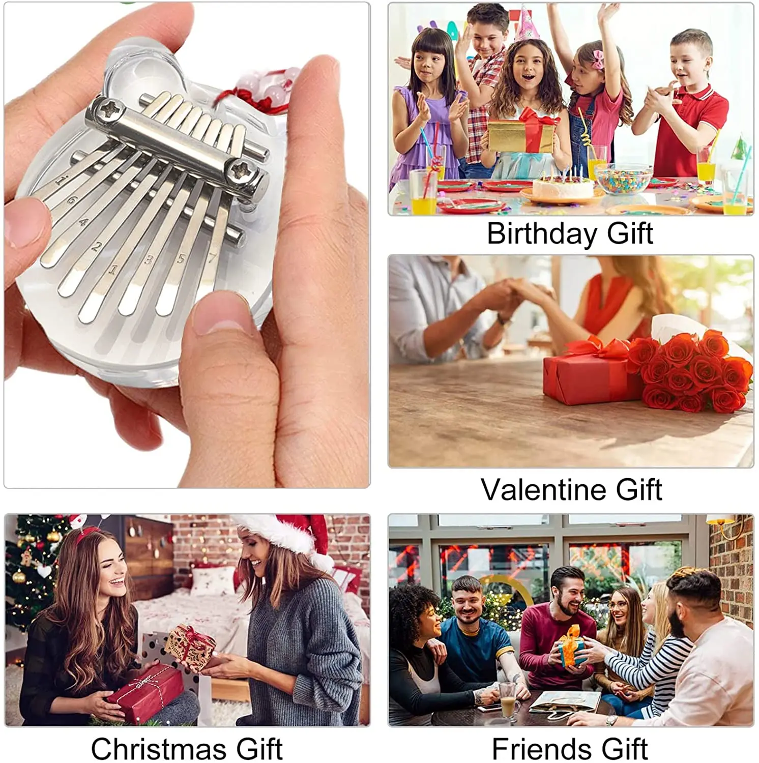 Hot sale kalimba 8 mini keys thumb piano Finger Keyboard