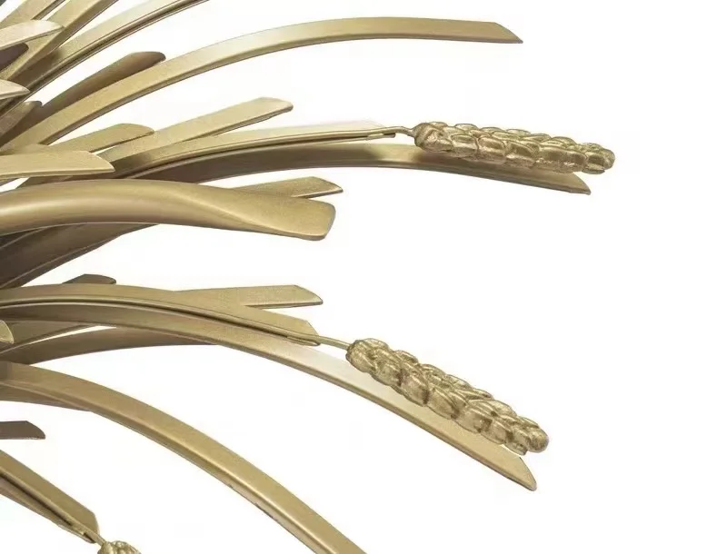 Italian minimalist stainless steel coffee table modern  wheat round metal art glass coffee table  Somerset dining table