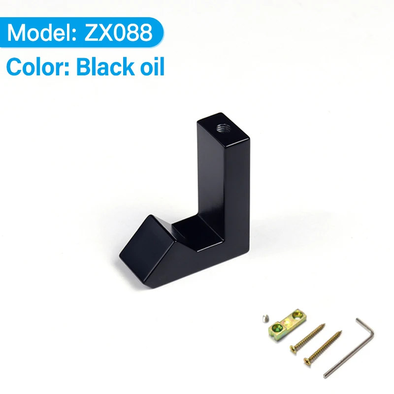 HJY Kitchen Cabinet Handles Wall Door Coats Hook Hanging Clothes Hat Zinc Alloy Hooks Hanging Things Wall Mounted Hook ZX088