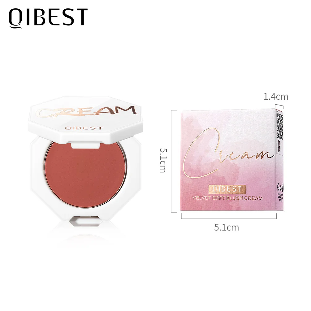 High Pigment 6 Colors Matte Face Blush Palette Long Lasting Private Label Blusher Cream Vegan Cosmetics