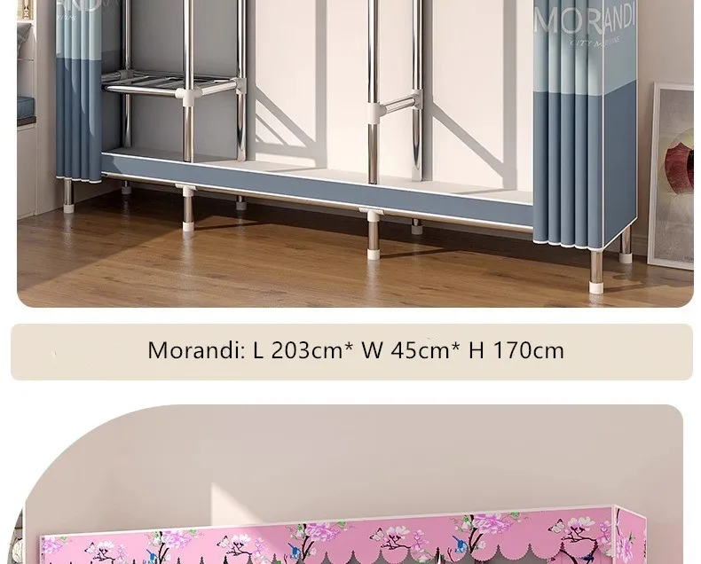 steel tube wardrobe18