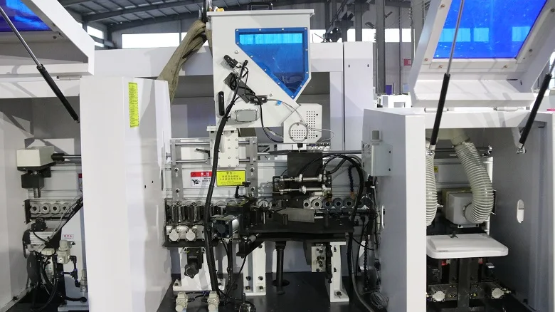 468GK edge sealing machine upper glue pot corner trimming pre-milling wood pvc edge banding machine edge trim