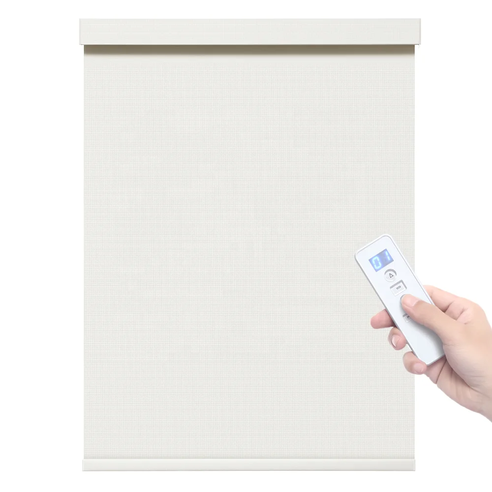 Automatic blackout  window shades shading waterproof electric smart roller blinds fabric