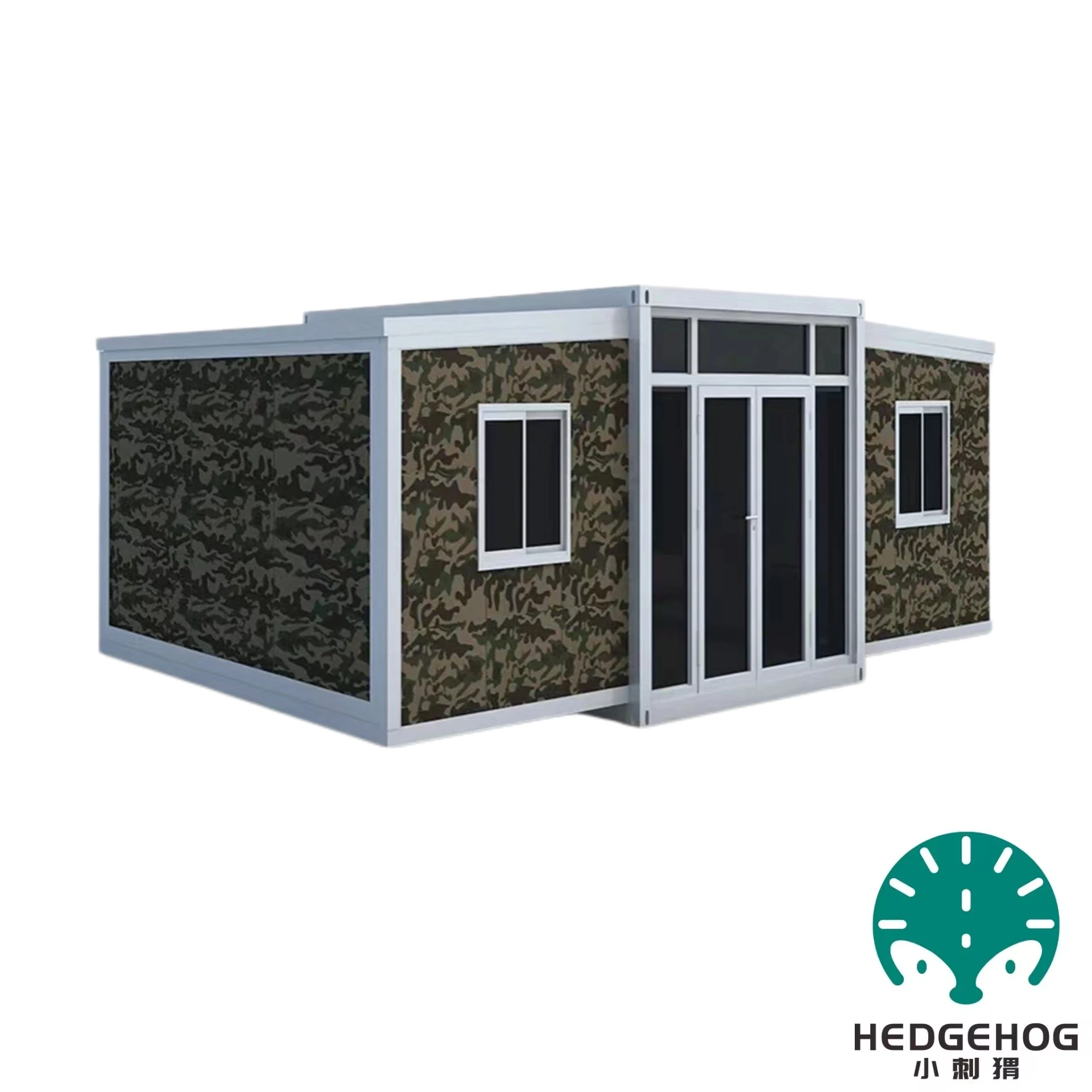 Export double wing folding container room, habitable expansion activity room, three in one expansion container room