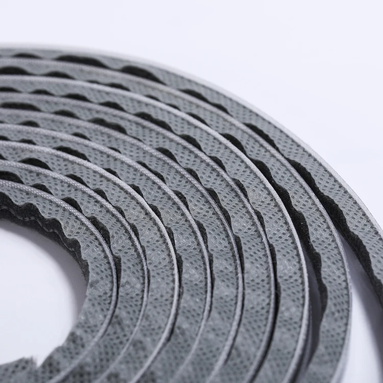 High-sealing fin weather strip commercial door bottom seal finned pile weatherstripping