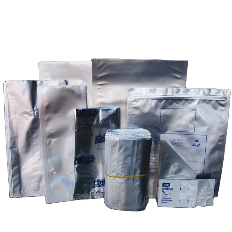 pe laminated aluminum foil sachet packing bag for food packaging