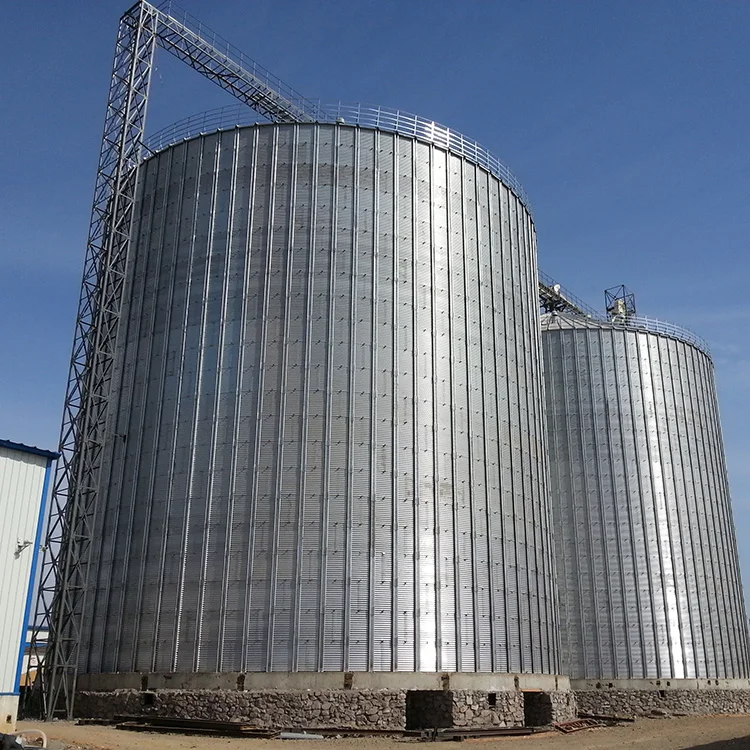 Бункерный нижний зерновой бункер, оснащенный лифтами, конвейерами, подиумами и другими необходимыми объектами