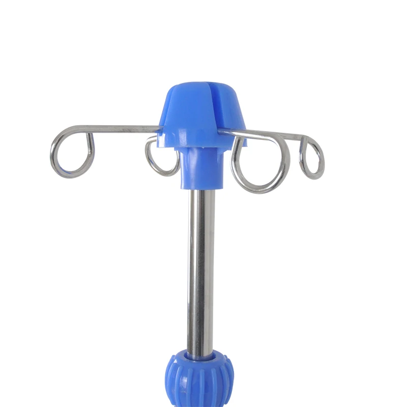 Портативная Регулируемая по высоте медицинская стойка сверхмощная капельная подставка Iv