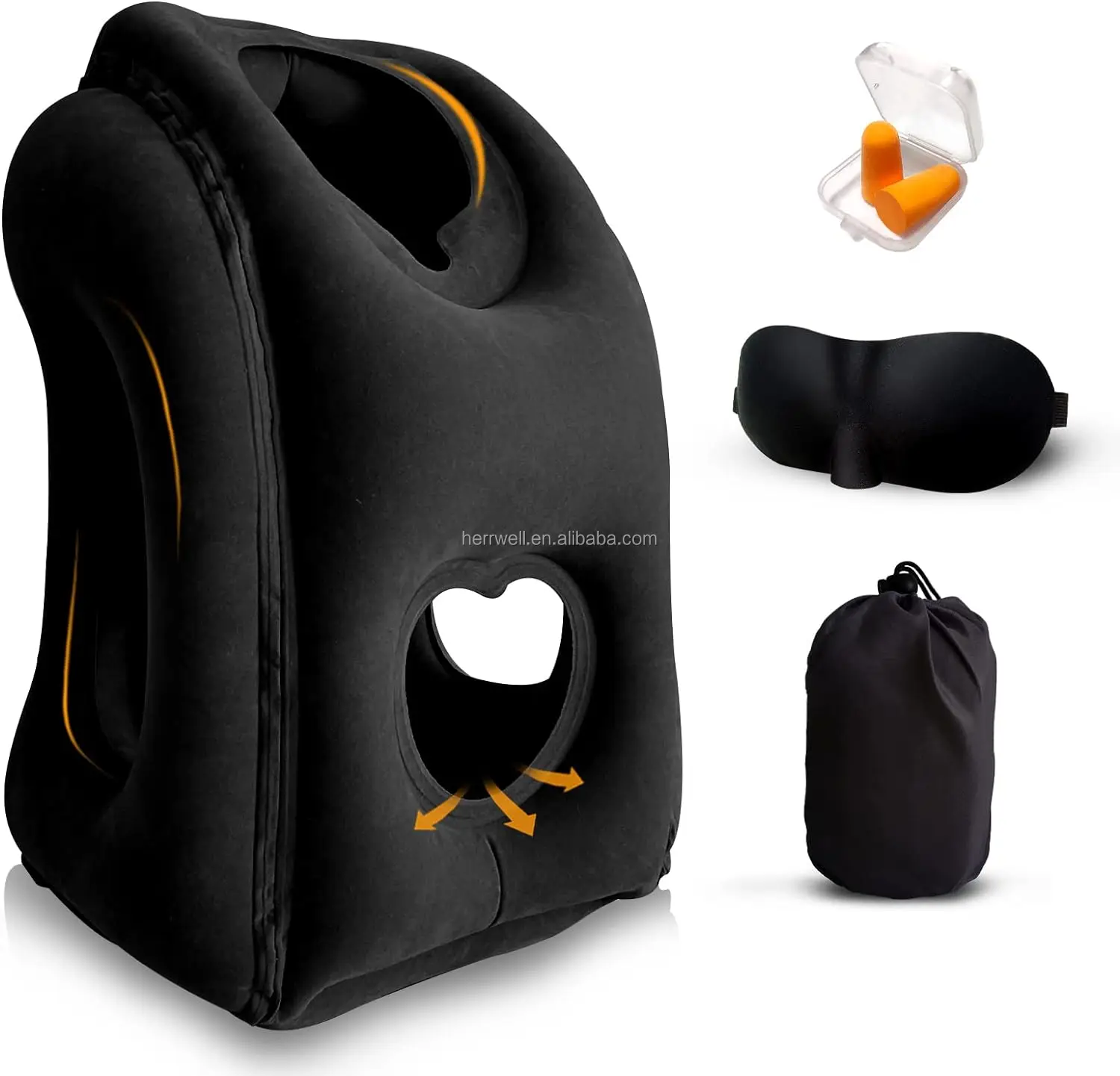 Cheap Price  Multifunctional Travel Pillow for Adult Chin Supporting Travel Neck Pillow Airplane Sleeper Office Napping Pillow