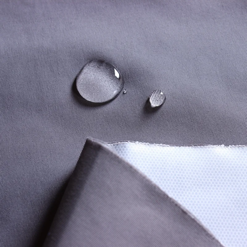 
High quality full dull 228t nylon taslan fabric bonded with tpu transparent membrane for motorcycle jacket 