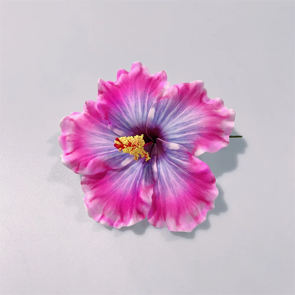 High Quality  15cm EVA Foam Artificial  Hibiscus Big  Hair Pick Hawaiian Flower for Store Wholesale KN-hf111