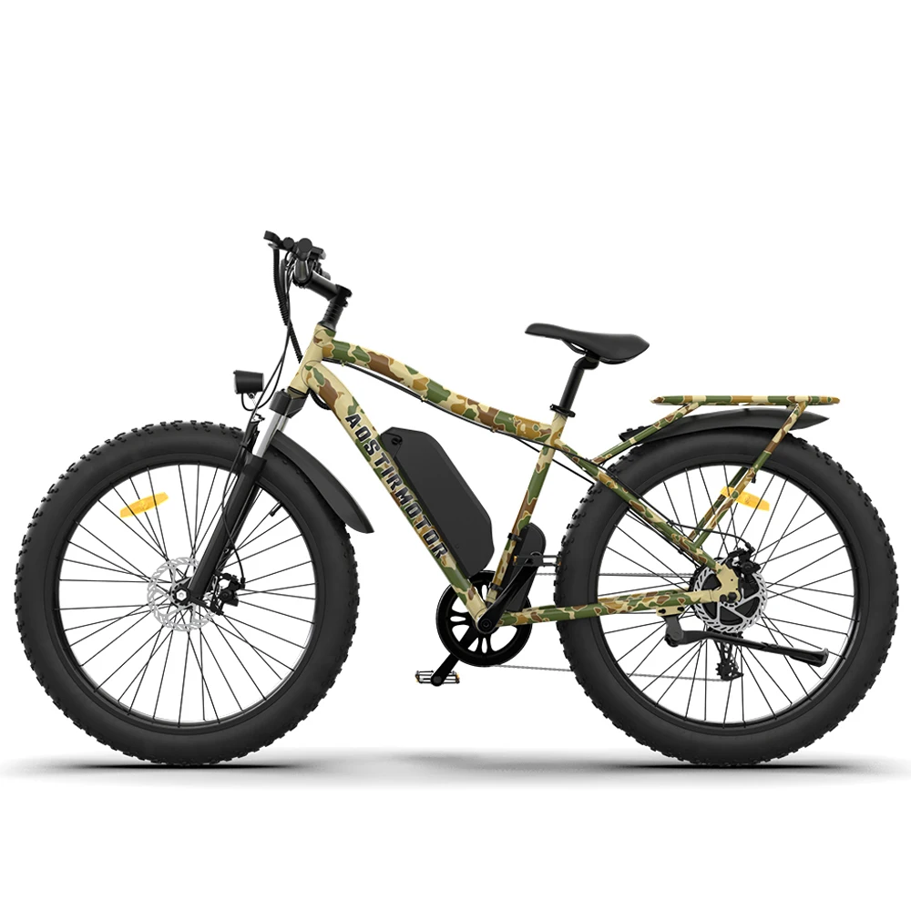 2022 New Color 45KMH Speed 750W 48V MTB Electric Fat Tire Mountain Bike