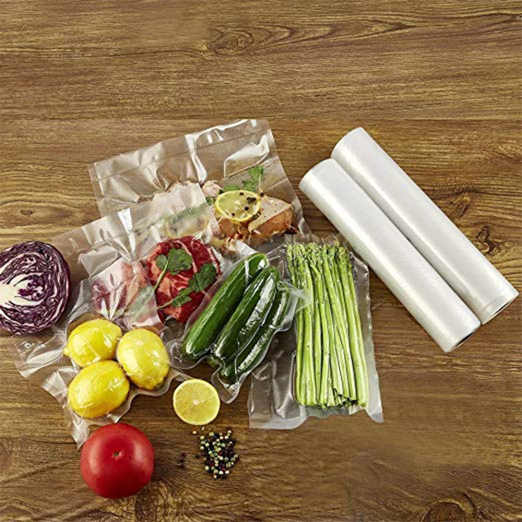 High quality embossed vacuum roll packaging machine for family food packaging storage bags