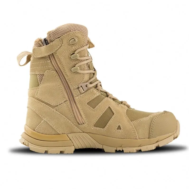 New Arrival Four Seasons High-top Wear Resistant Camping Shoes Tactical Training Field Boots for Men