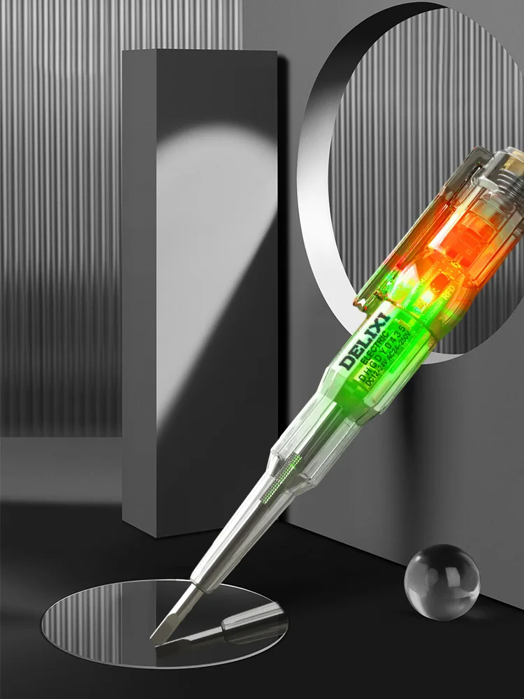 Delixi Electrician electrician special high-brightness color light measurement electric pen test disconnection