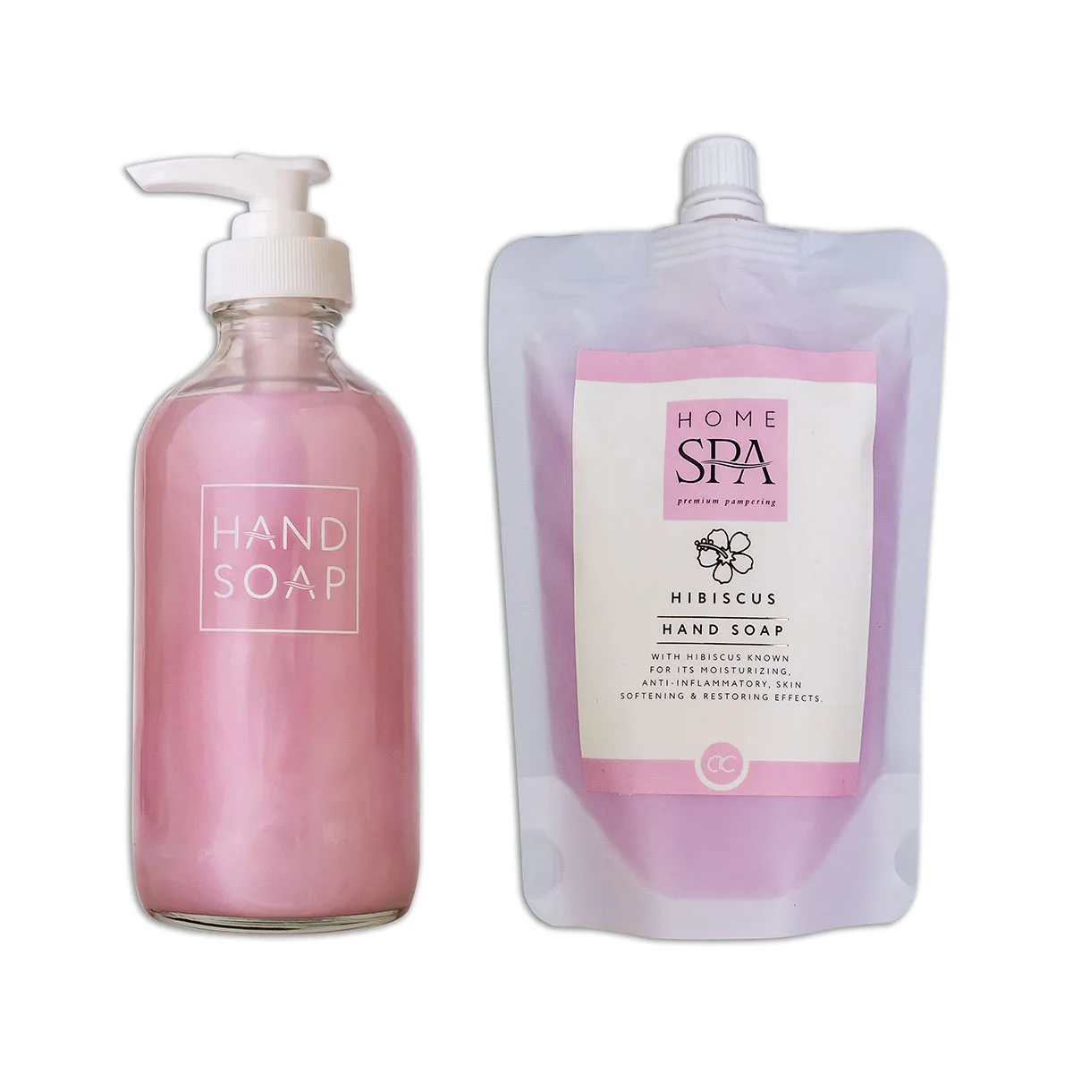 Accentra Brand Hand Care Set Home Spa In Gift Box Hibiscus Fragrance Handmade Natural Child Soap