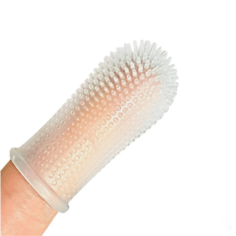 Pet Finger Brush Soft Dog Toothbrush Teeth Cleaning Tools Bad Breath Care Non-toxic Silicone Dog Brush Teeth Set Dog Products