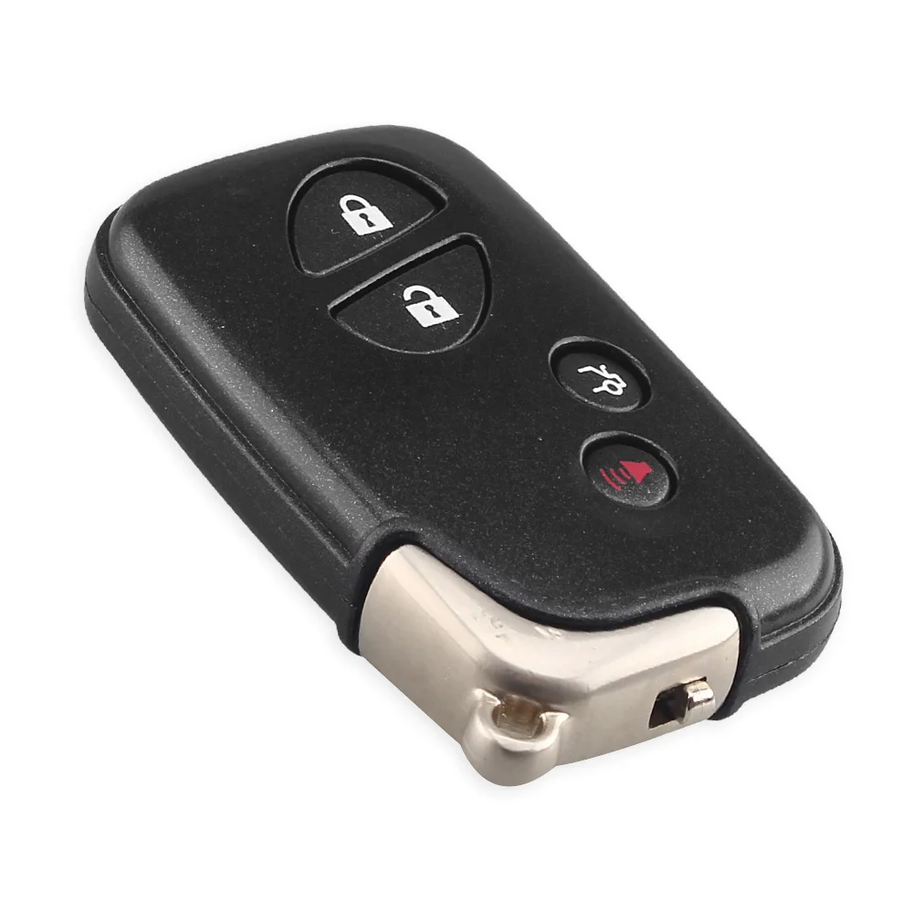 KEYYOU Replacement Shell 4 Buttons Smart Remote Key Fob Case For Lexus GS430 ES350 GS350 LX570 IS350 RX350 IS250 + Blank Key