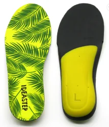 Ideastep Flat Feet Arch Support New Design Semi-rigid PP Shell heel cup Orthotic Insoles