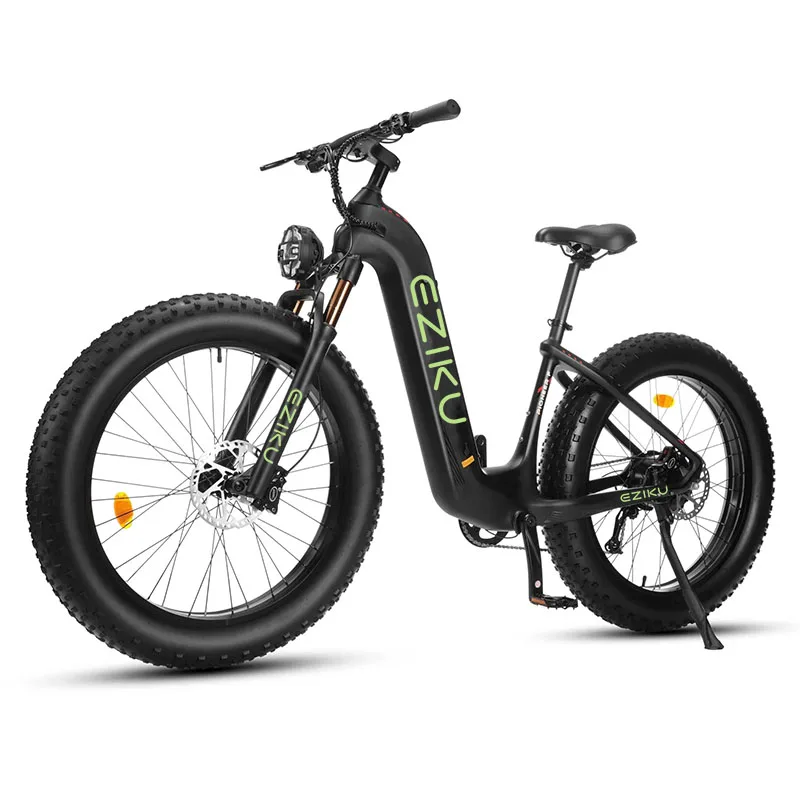 Eziku 1000 Вт Электрический велосипед для взрослых 95 нм с толстыми шинами Ebike с Shimano 9 скоростей и 20 А/ч Samsung, съемный аккумулятор 48 В, лидер продаж