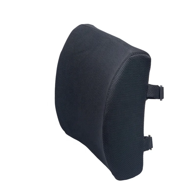 Lumbar Support Pillow Memory Foam Lumbar Cushion Relieve Back Pain Washable Perfect Back Pillow for Chairs