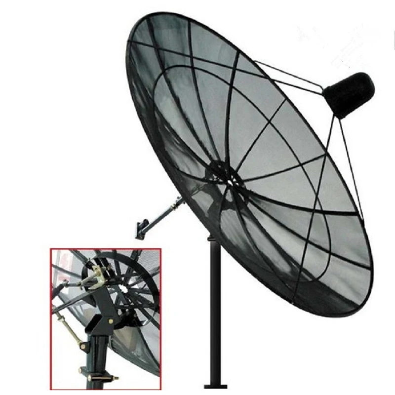 8ft Feet 2.4m 240cm 96inch C Band SateIlite HD Digital Aluminum Mesh Dish Outdoor tv Parabolic Antenna For European Market
