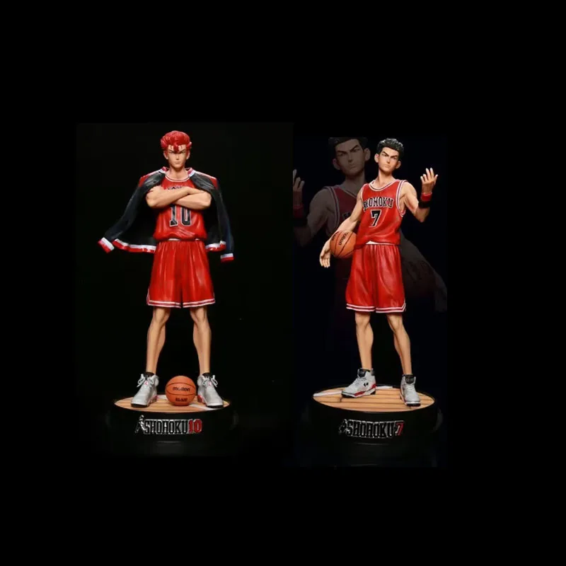 SLAM DUNK Sakuragi Hanamichi Miyagi Ryota Stand Ver. Anime Action Figure Toys 33-34CM