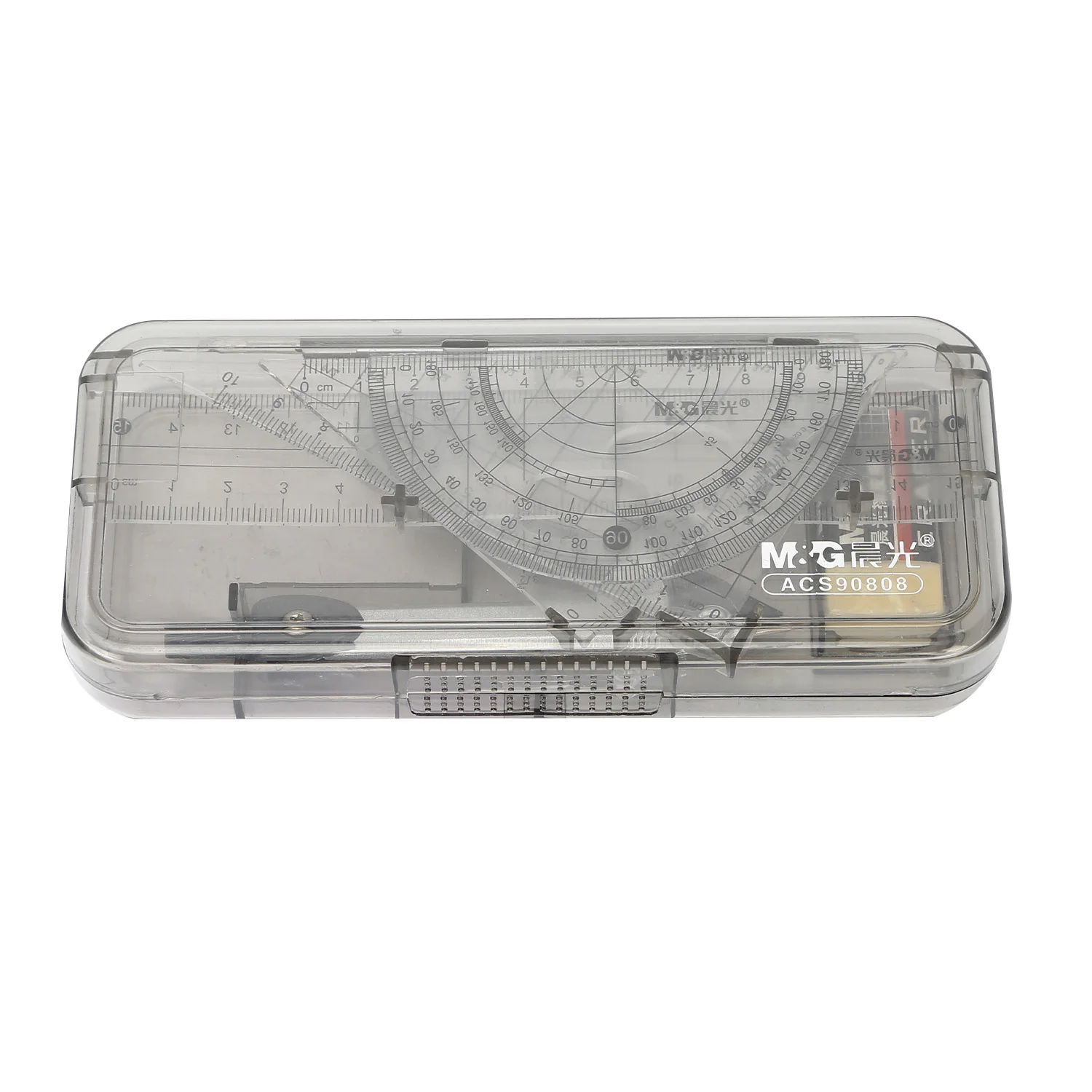 7 in 1 Student Compass Measuring Tool Ruler Mathematical Geometry Set