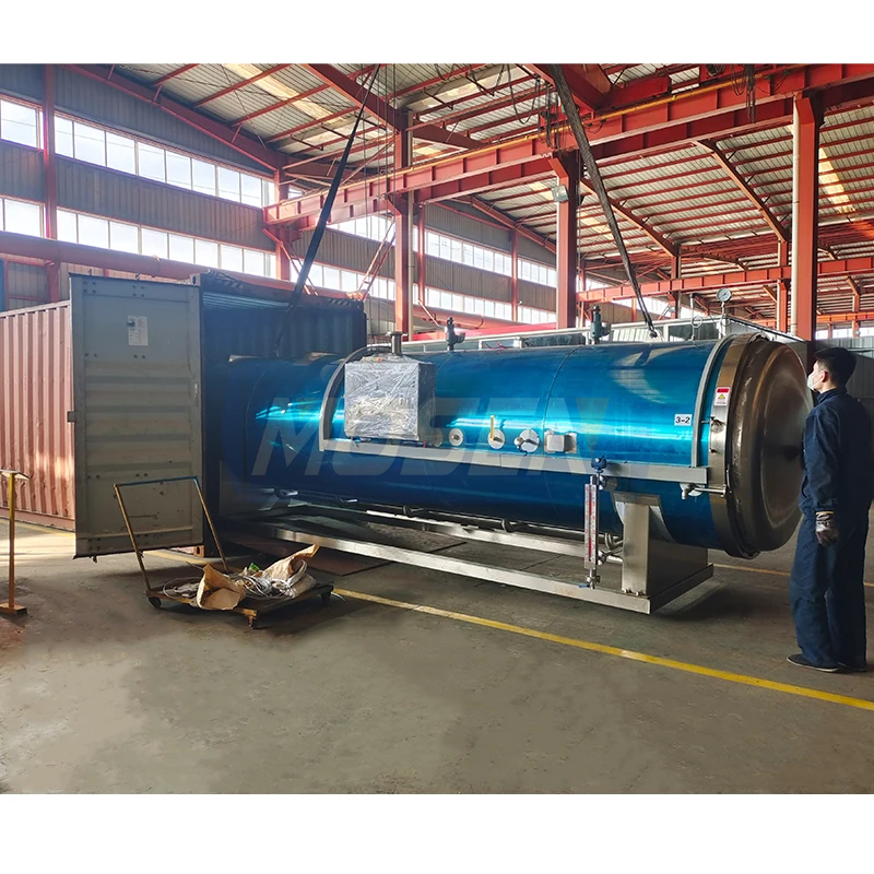 canned food/glass bottles/plastic bowl food autoclave retort sterilizer machine