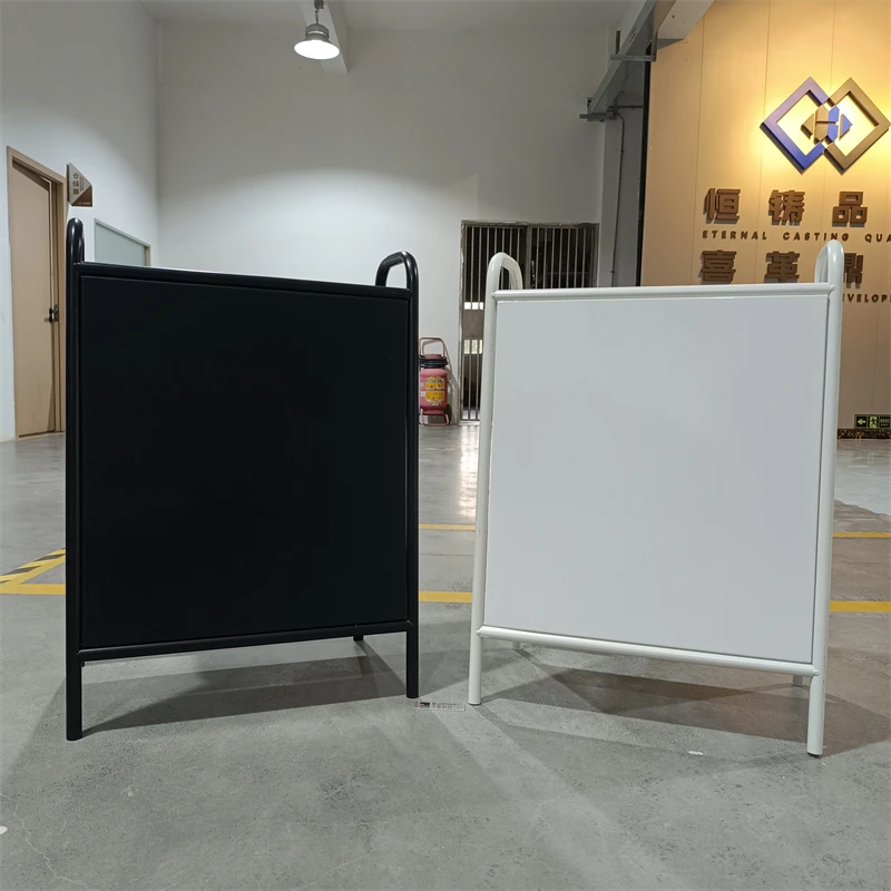 Double-Sided Folding A-Frame Advertising Board Double-Sided Outdoor ndoor Plastic Portable Sidewalk Sign Pavement Sign