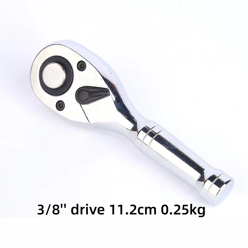 High Quality 72 Teeth 1/4' 3/8' 1/2' Drive Head Short Handle Mini Ratchet Wrench Set Car Bike Repair Tool