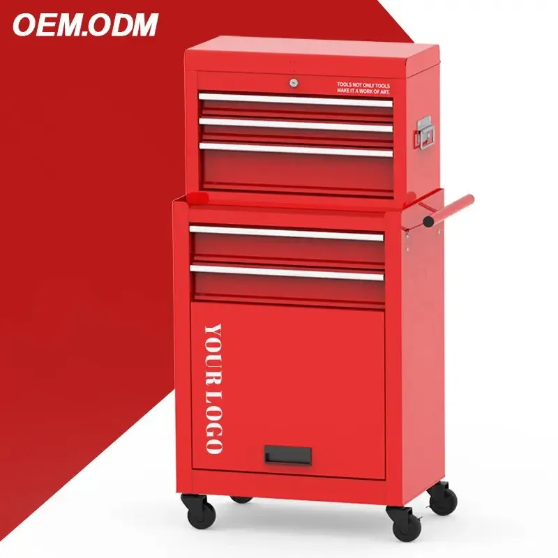 Easy to move Oem factory machine shop Metal garage Rolling toolbox combination kit Toolbox box Roller cabinet