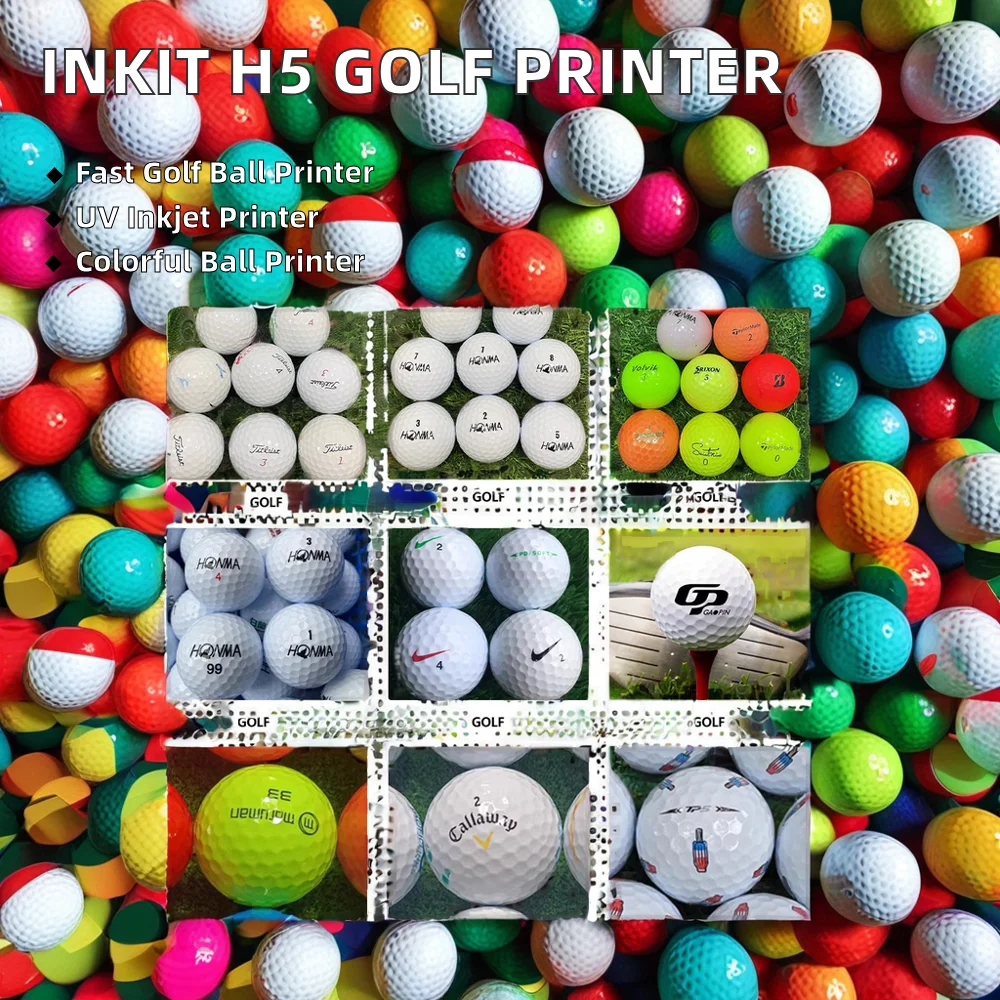 Inkit Cloud Printing H5 Mobile App Golf Ball Inkjet Printer 110V/220V New Small Business Golf Ball Printing Machine