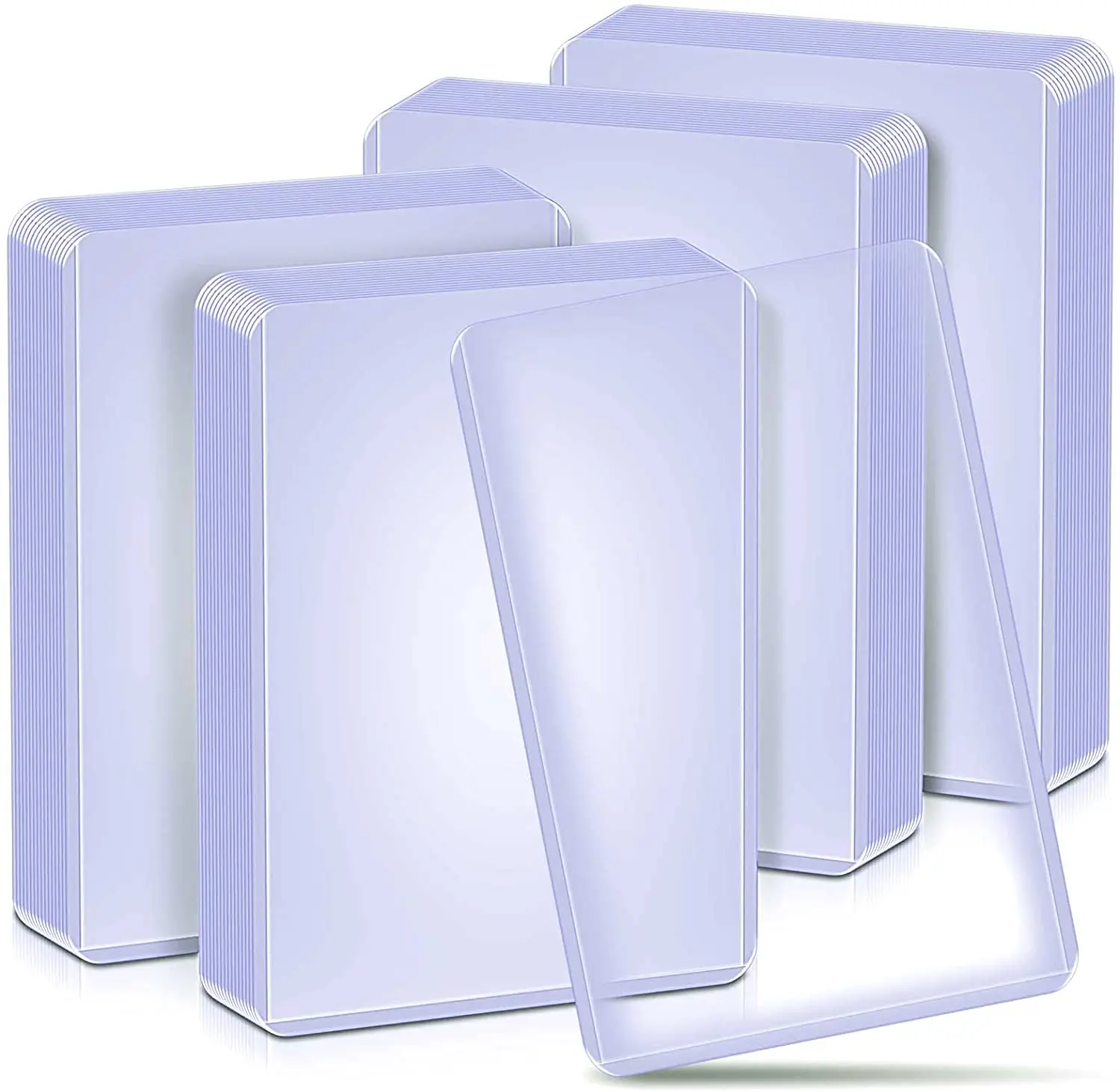 Заводская, сделанная на заказ, супер прозрачная бейсбольная игровая карточка премиум-класса 3x4, торговая, деловая, Спортивная, удостоверение личности, ПВХ держатель карт 35PT с высоким погрузчиком