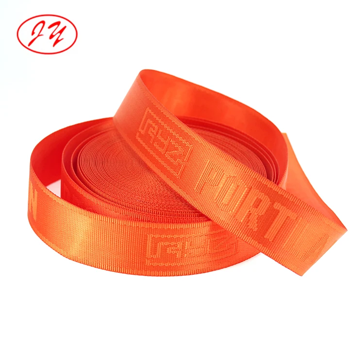 Fashion style 38mm high quality nylon jacquard webbing for luggage bags woven shoulder strap garment accessory suitcase tape