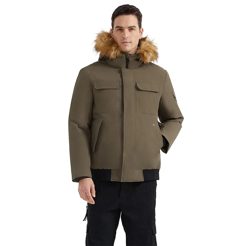 Wholesale Hot Selling Coat Custom Winter Parka Jacket Polyester Men Windproof Jacket