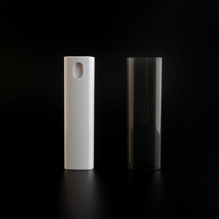 Free Sample 10ml Pocket Spray Bottle Square Mist Bottle Plastic Atomizer Custom Design