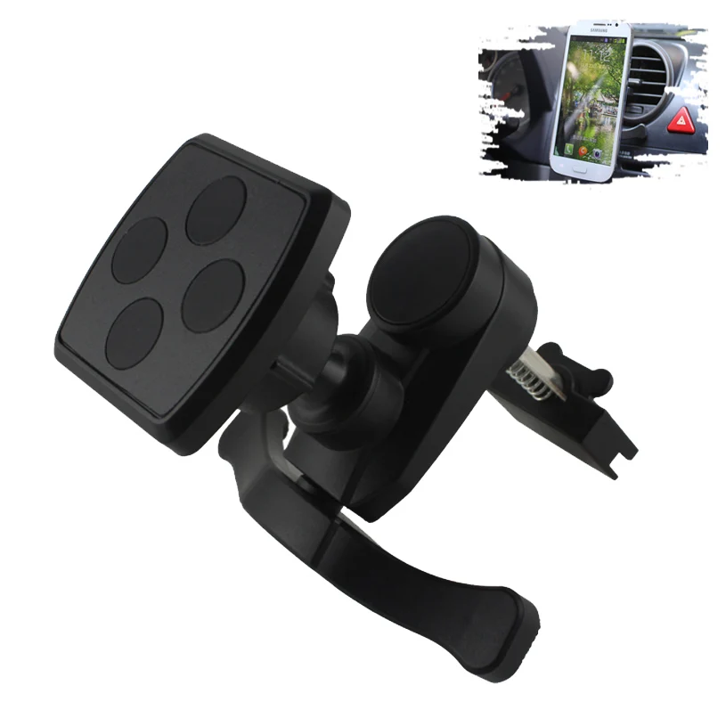 Car Phone Mount Magnetic Phone Car Mount Strong Magnet Air Vent Mount 360 Degree Rotation Car Phone Holder Fit for All Cellphone