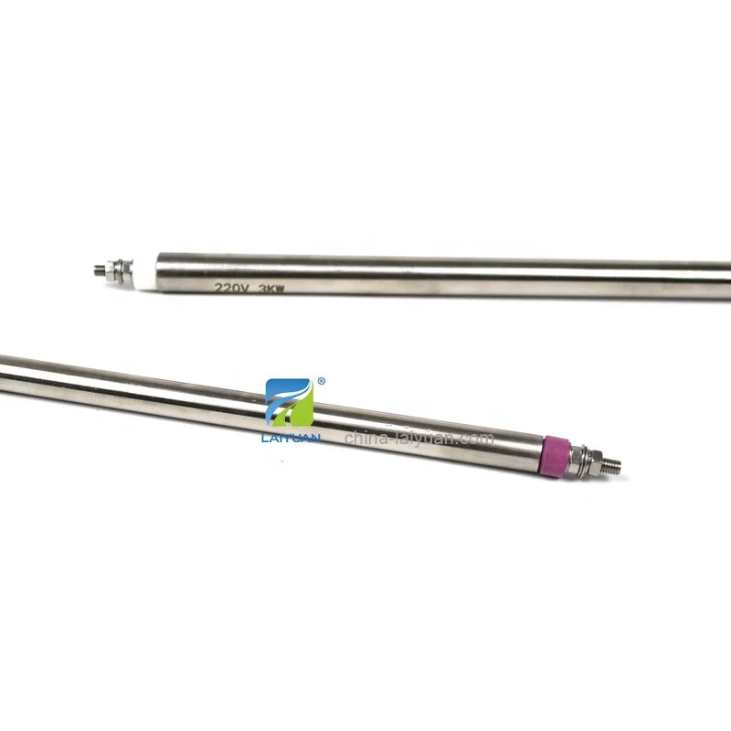 Laiyuan 1500w 2kw 3kw Stainless Steel Customized Straight Tubular Heater Heating Element Tube For Fabrics Pre-treatment