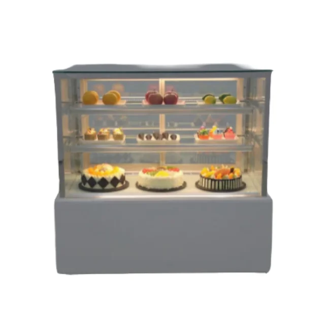LVKE Cake display showcase cake shop bread dessert shop fridge