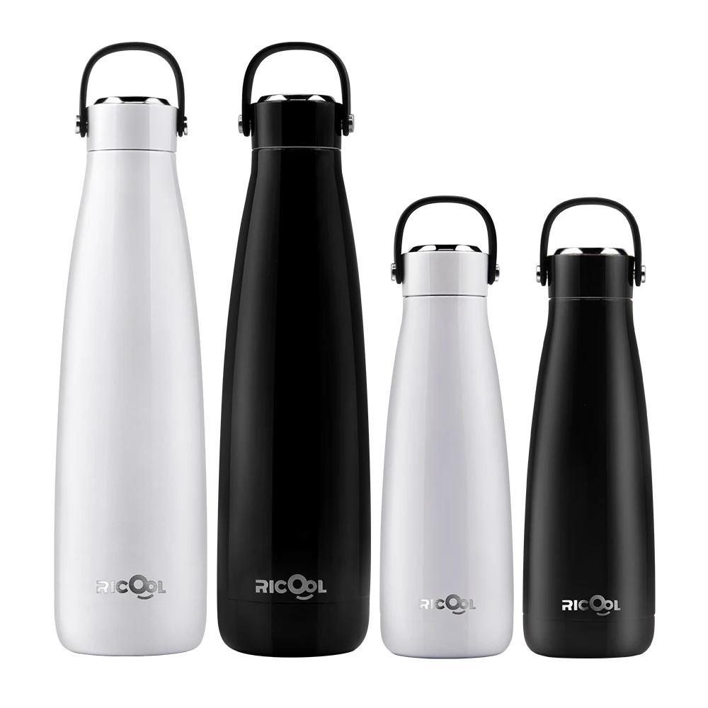 Food grade travel outdoor sports double wall 18/8 stainless steel water bottle vacuum thermos flask