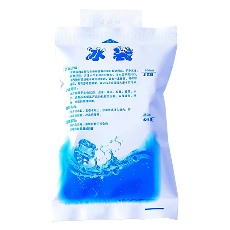 2021 hotsale OEM Service Plastic Bag for Food Storage Shipping Instant Ice Pack