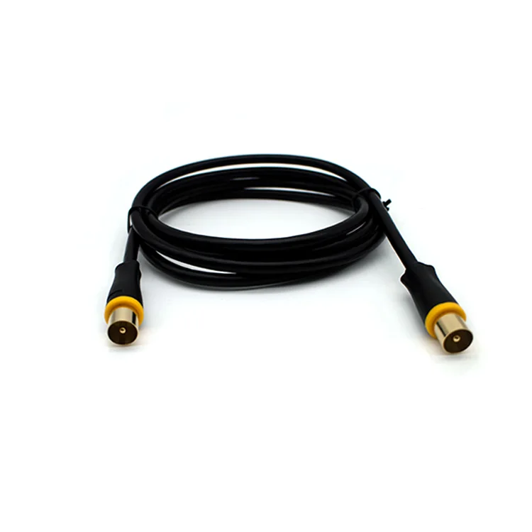 Manufacturer SAT Cable 75ohm 3C-2V TV Cable 9.5 Pal Plug to 9.5 PAL Plug RF Coaxial Antenna Cable For Digital TV CATV Satellite