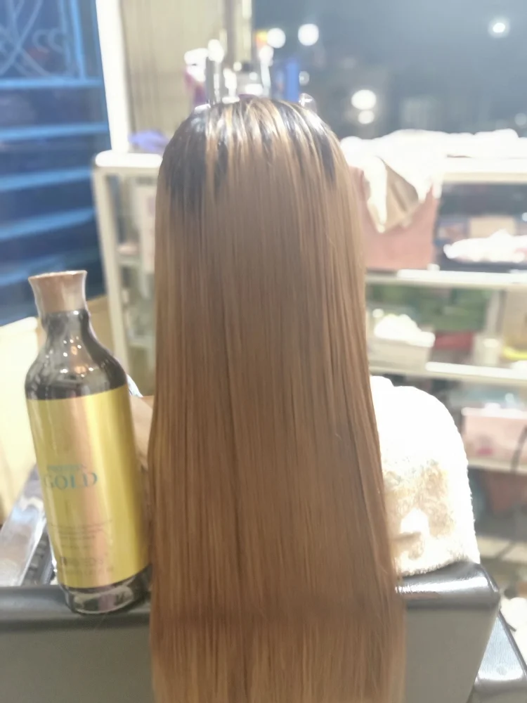 PRO TECHS 1000ml Salon Professional Use Formaldehyde Free Brazilian Keratin Treatment Use Protein Gold For Hair Straight