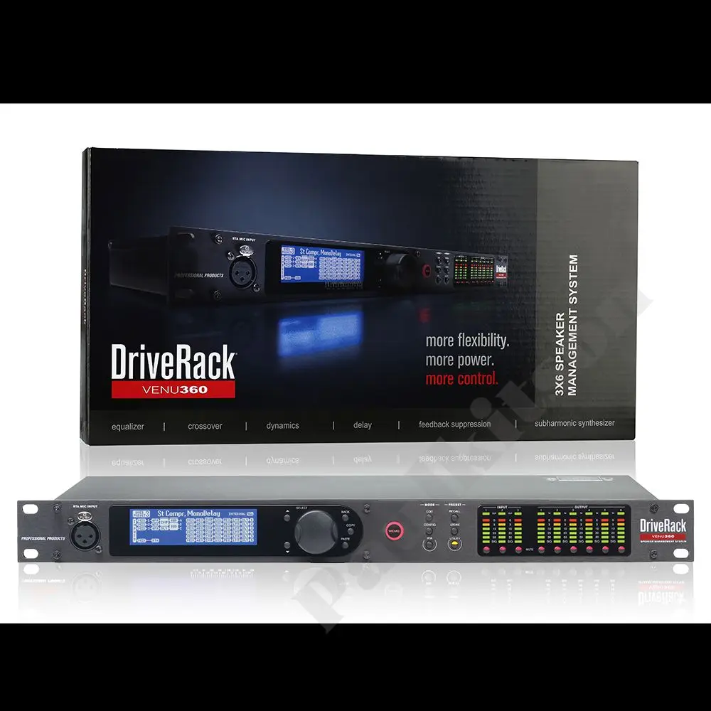 Dbx Driverack VENU360 Professional Audio Processor 3 In 6 0ut Audio Processor Sound System Digital Music Audio Processor