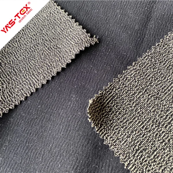 Jacket Fashion Wear Resist Garments 280gsm 76% Nylon 20% Aramid Fiber 4%Spandex  Nylon Knitted  Stretch Spandex Costume Fabric