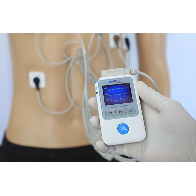 Hot sale analysis Software 12/3 channel 24 hours portable holter monitor ecg device