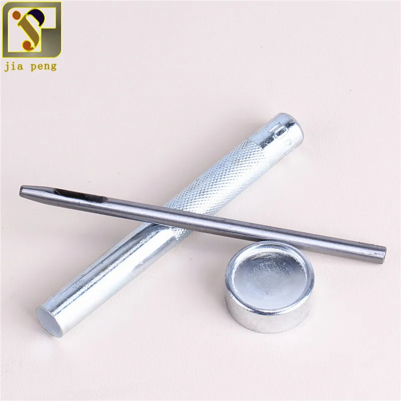 120 Sets/Pack Leather Repairing Decor Rivets of Metal Tubular Metal With Fixing Tool Kit